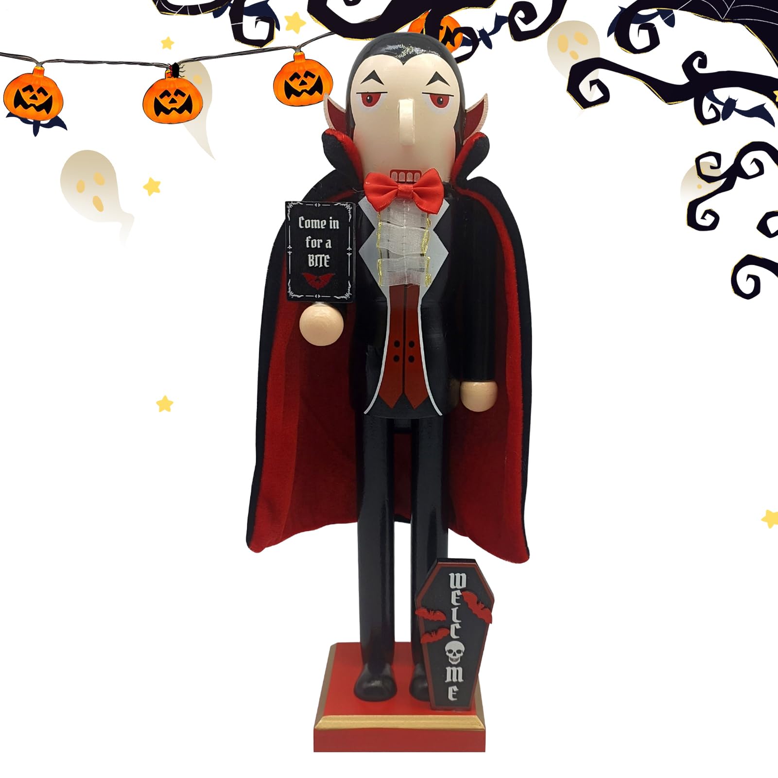 Casse-Noisette pour Halloween en bois pour remplacer la déco plastique