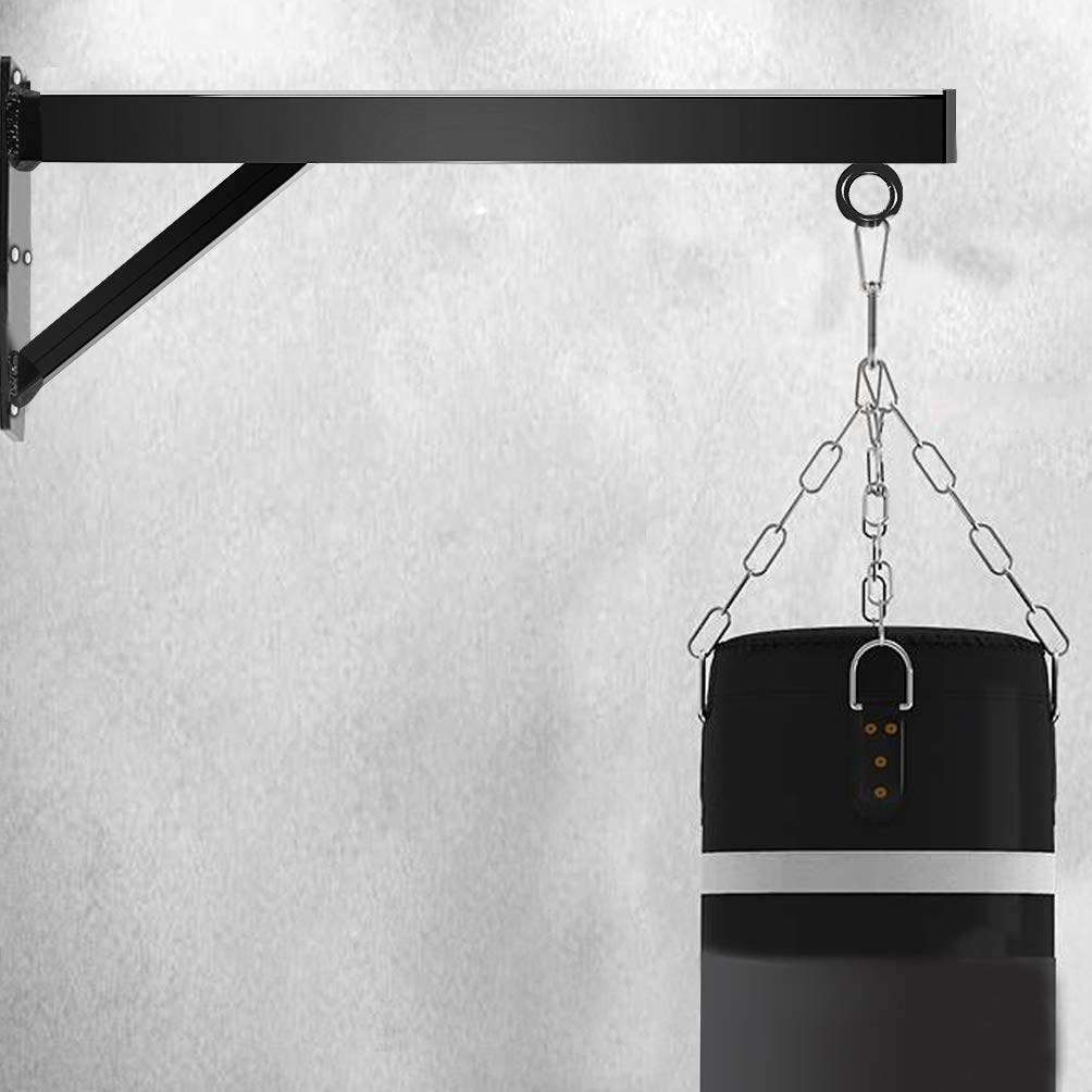 Aoneky Soporte de Pared para Saco de Boxeo - 70cm/100cm, Carga Máxima de 200 kg, Material de Acero, Colgador para Saco de Boxeo MMA en Gimnasio Casa
