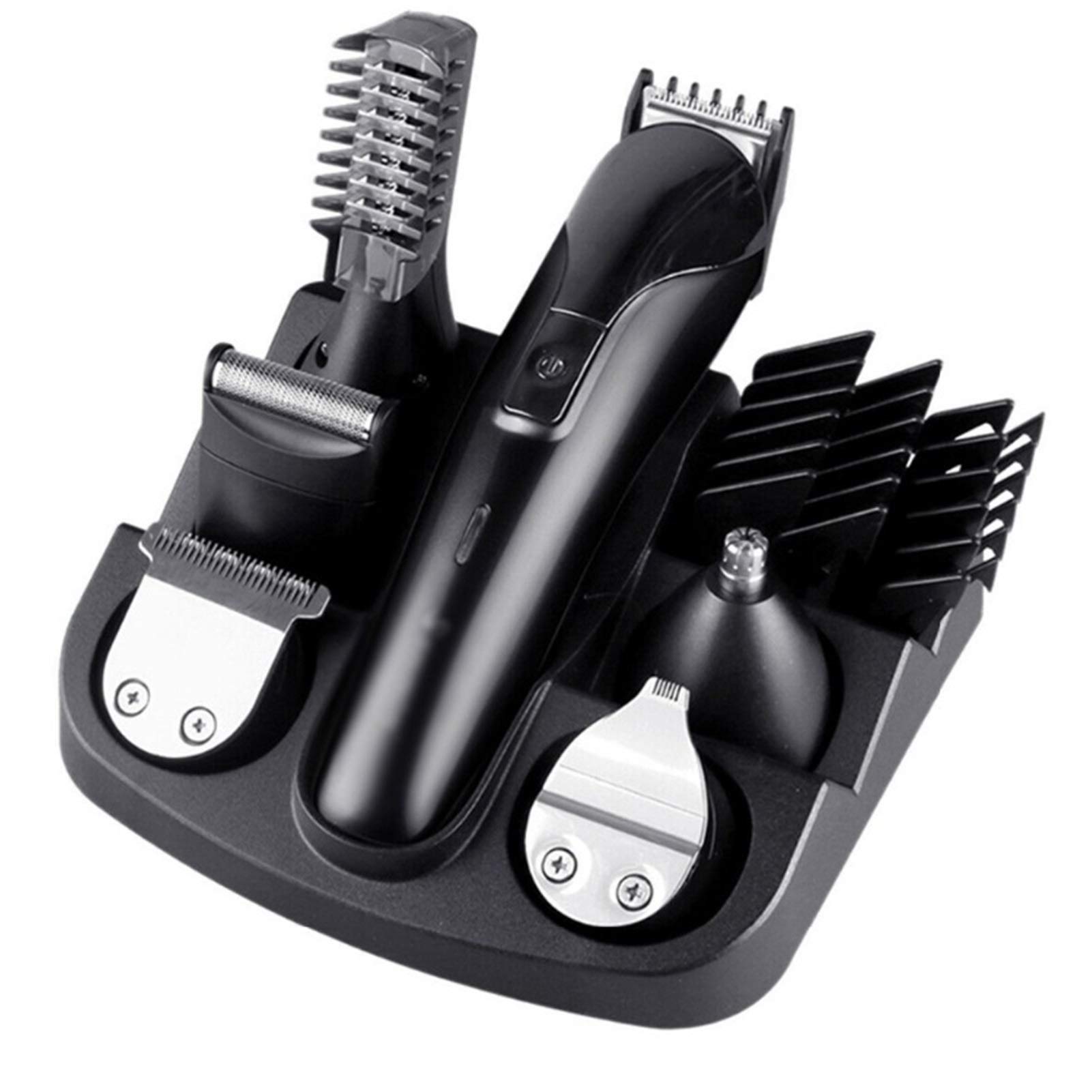 Professiol Men Electric Hair Clipper 6 in 1 Multifunctiol Hair Cutter Machine Rechargeable Hair Trimmer for Beard Nose