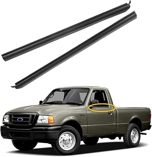 Sello de moldura de ventana, juego de burletes, compatible con Ford Ranger 1999-2011, reemplaza # 6L5Z-1021452-AA, 6L5Z-1021453-AA, burlete para