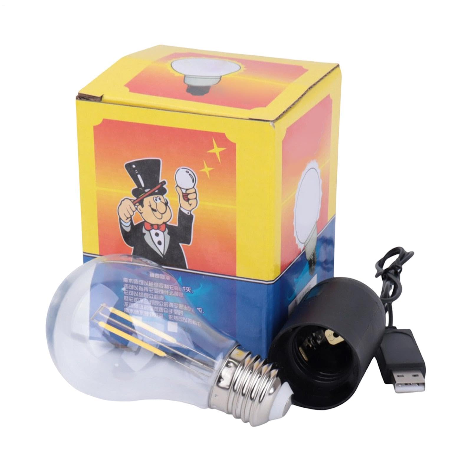 Bombilla de truco mágico anti-caída con control magnético interactivo de alta sensibilidad 8