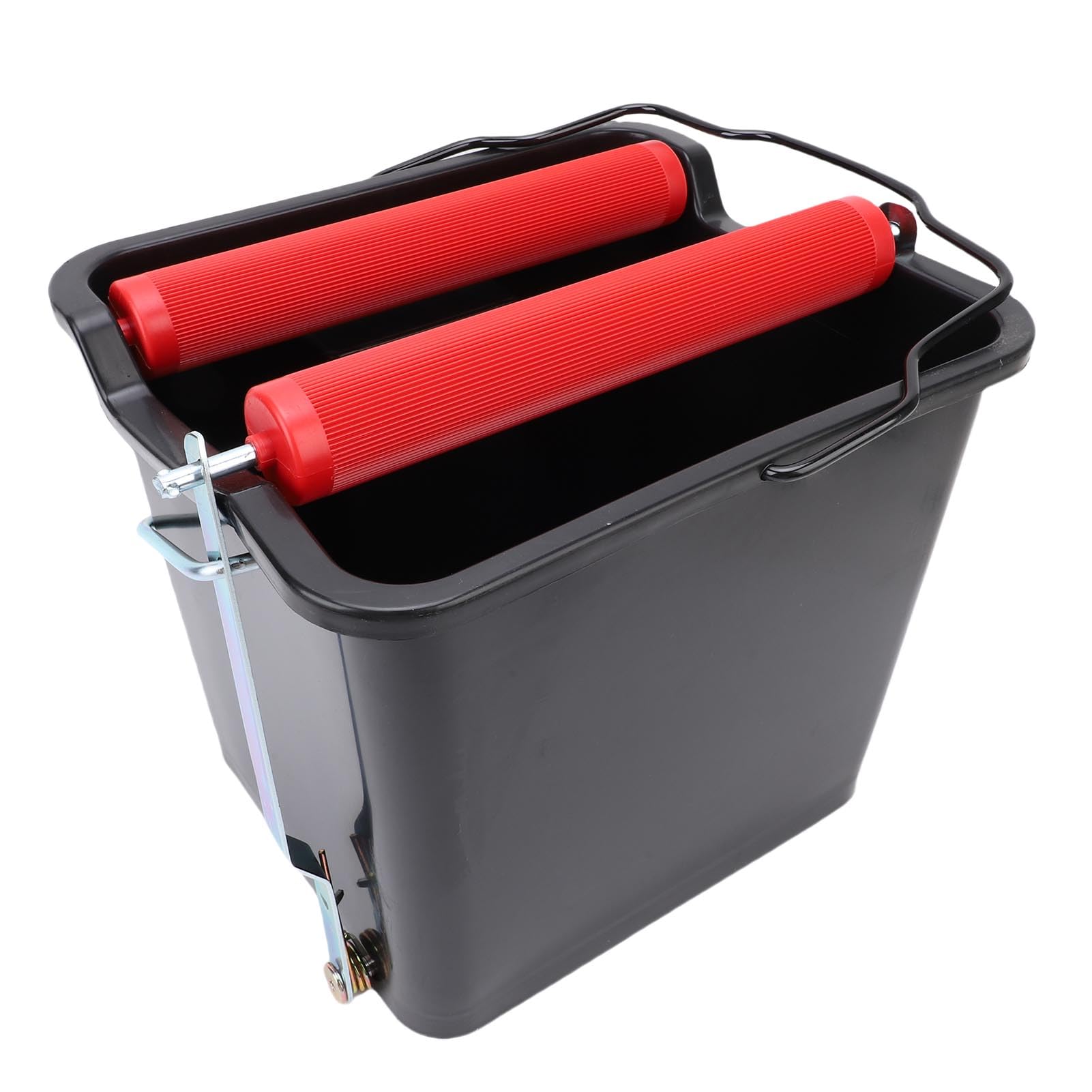 Cubo para Fregona, de con Pedal, Cubo de Limpieza Portátil Plegable, para Lavado de Agua con ABS y Metal para Uso Doméstico, Automóvil y Marítimo
