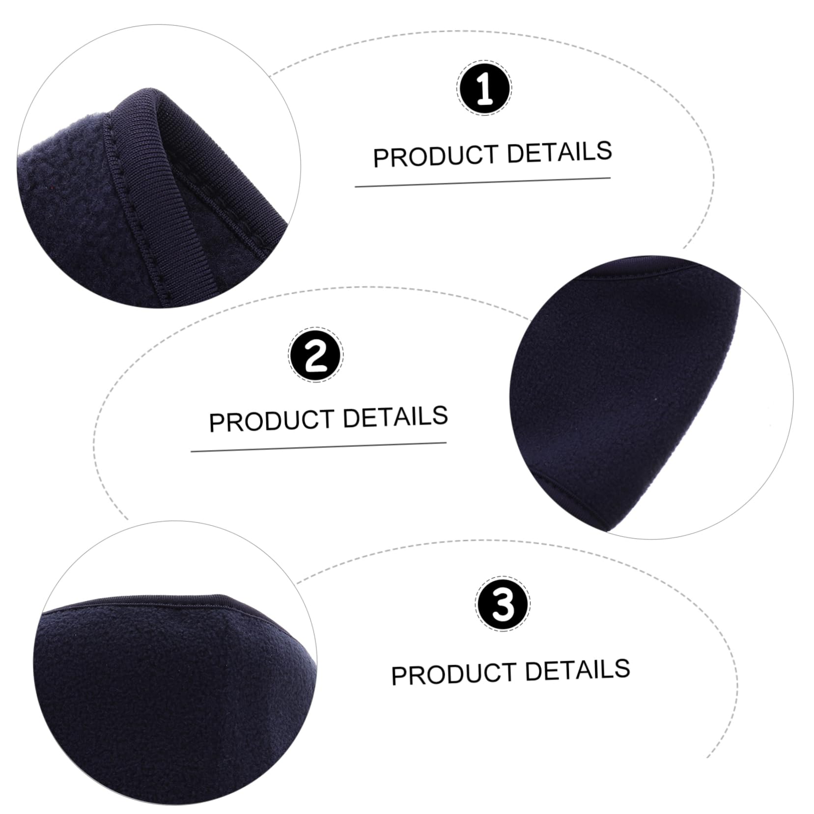 Healvian Ski Ear Muffs Fleece Thermal Headband for Full Coverage Ear Warmer for Men Women