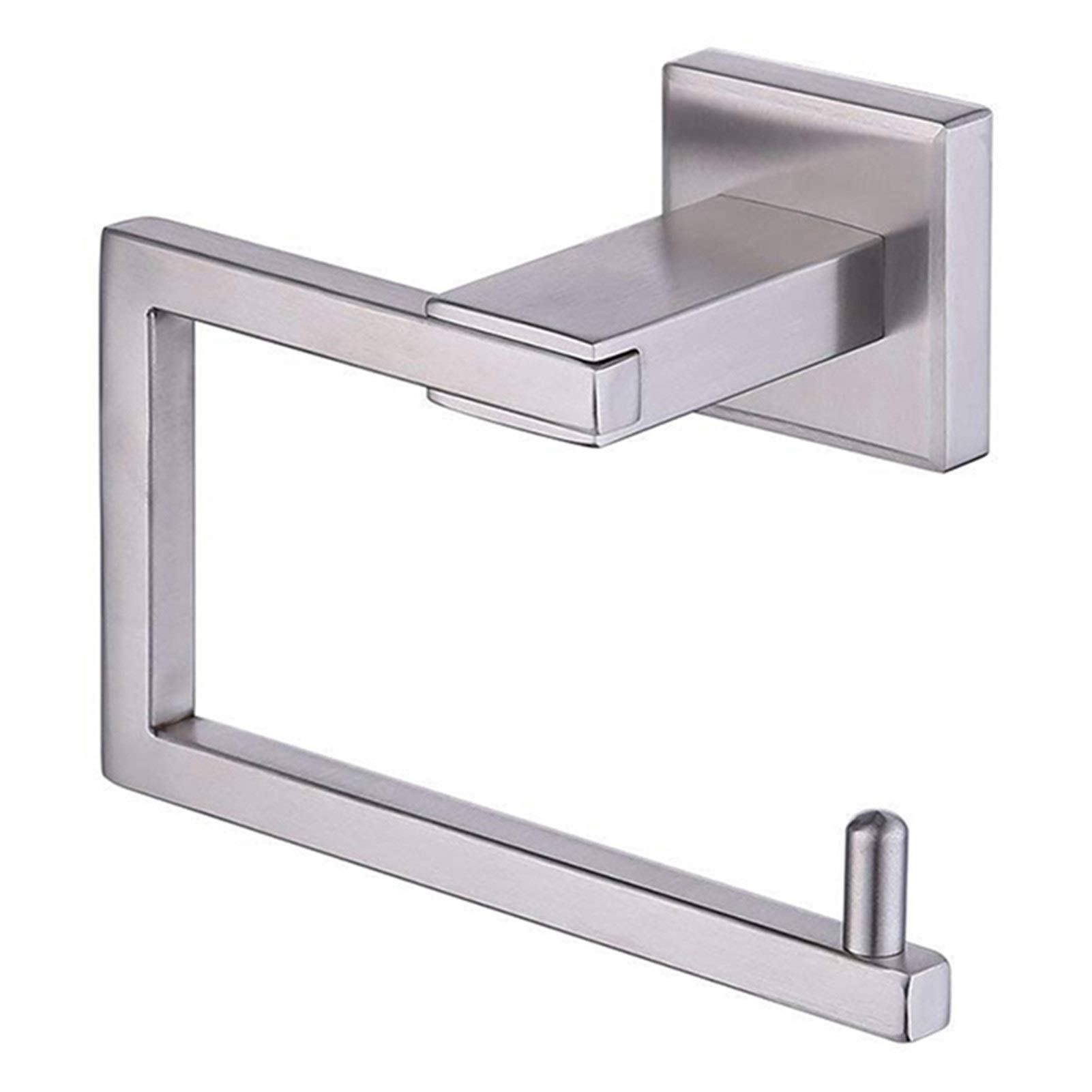 Porte-serviettes étagère inox pour une salle de bain moderne et ordonnée