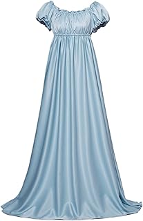 Regency Dresses for Women Floor Length Vintage Regency Dress Victorian T...