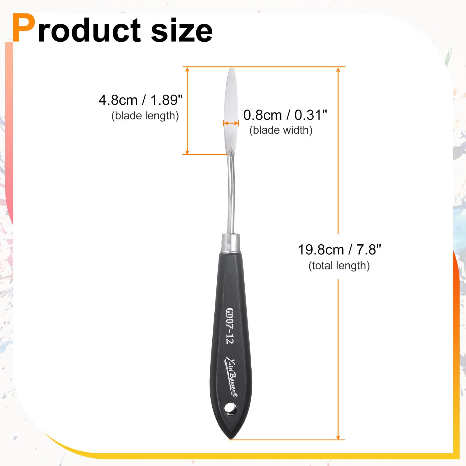 HARFINGTON Palette Knife Painting Tool 7.8
