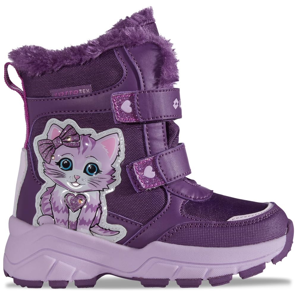 Lotto Brinka Tex K, Bota a la Altura de la Pantorrilla, Lavanda Morada, 28 EU
