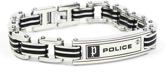 ポリス(POLICE) ブレスレット カーブ 24919BSB01 Amazon | ポリス POLICE ブレスレット アクセサリー メンズ