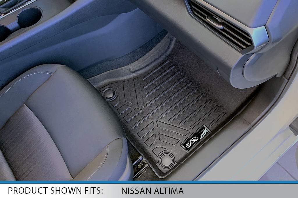 Bеѕt Prоmо SMARTLINER Custom Fit Floor Mats 2 Row Liner Set Black Compatible with 2019-2022 Nissan Altima