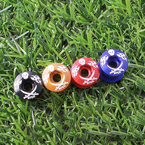 VANICE 4 Pcs Single-Ring Chainring Bolts in Aluminum for Road Bicycle, Mountain Bike, MTB/Pirate Ship - Thumbnail 2