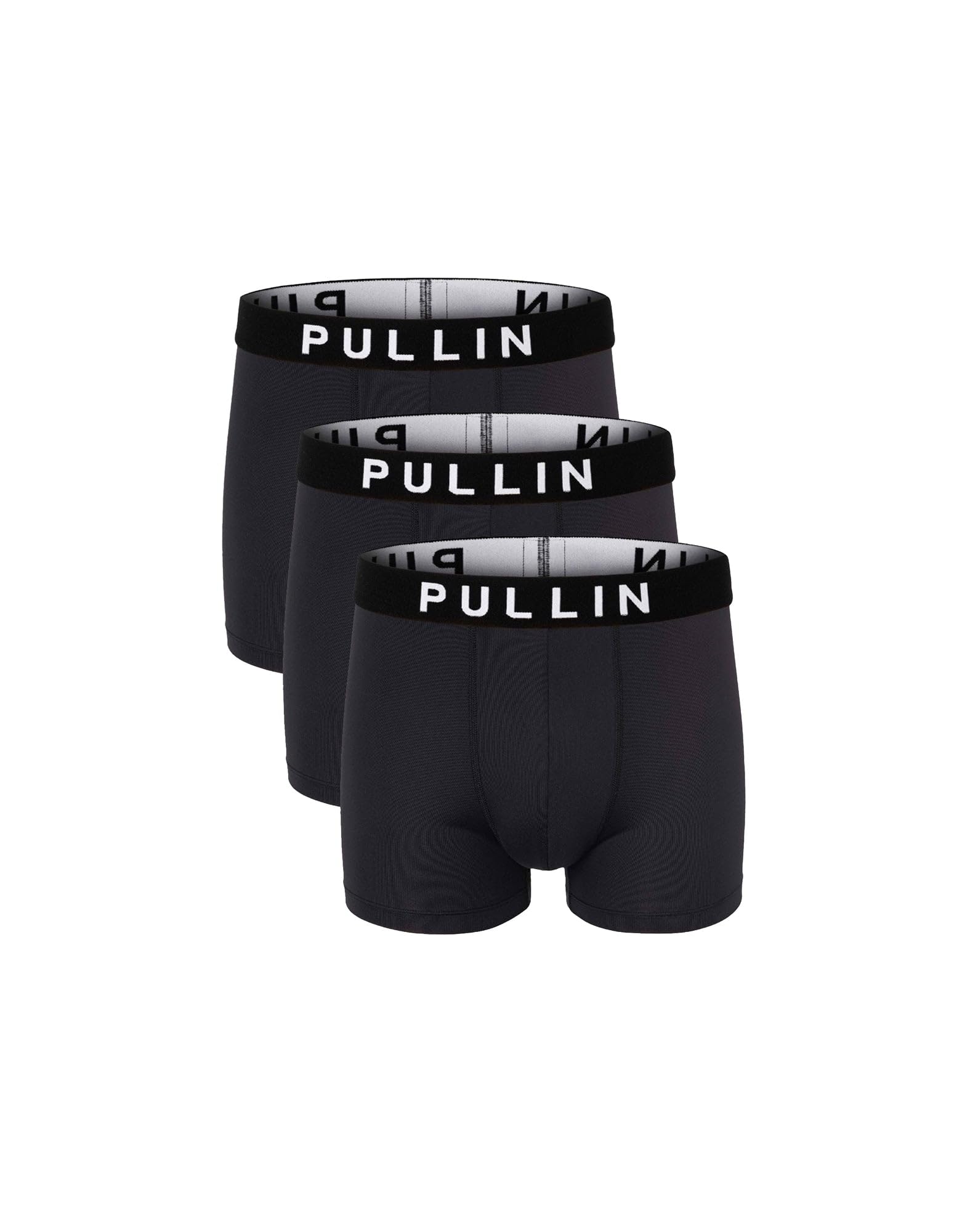 PULLIN Pack DE 3 Boxers Courts Noir