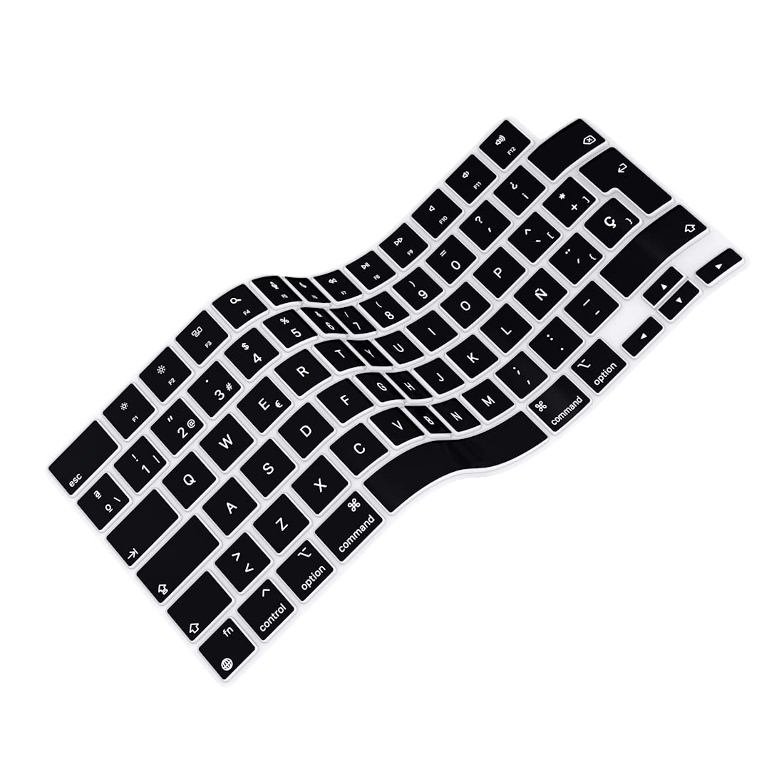 Funda de silicona ultrafina para teclado español de MacBook Air 2023 y 2022 (15.3 y 13.6 pulgadas, chip M2, modelo A2681), accesorios de protección suaves, diseño