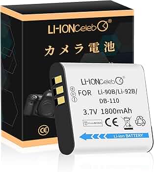 RICOH GR IIIx 他社バッテリー付き Amazon | Li-ion Celeb OLYMPUS対応 RICOH DB-110 RICOH GR IIIx