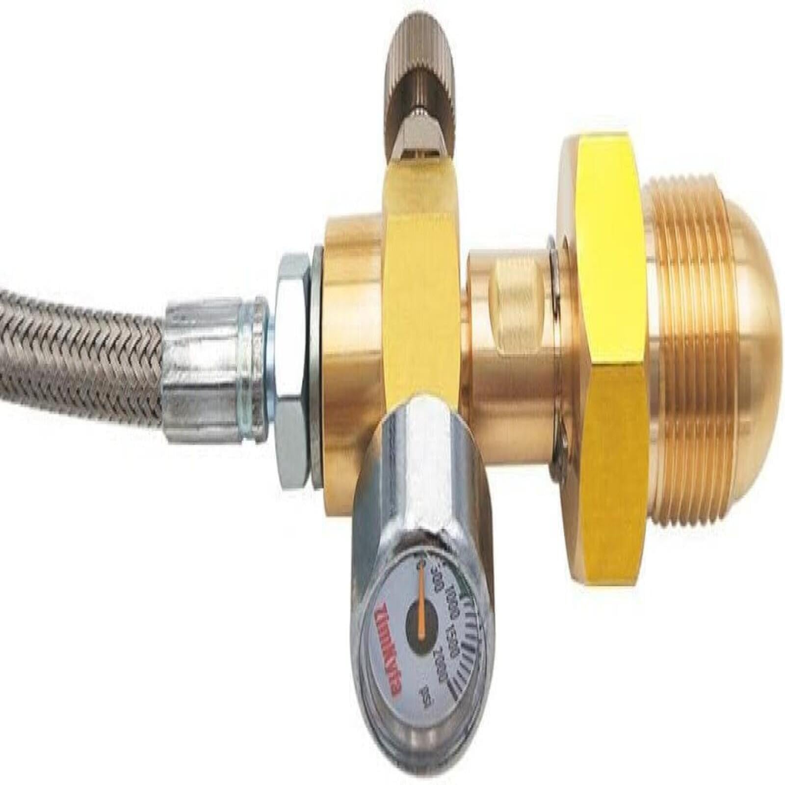 Manguera adaptadora de transferencia para tanques de argón, manguera de soldadura de gas inerte, manguera adaptadora reguladora de medidor de argón, manguera de conexión G de 5/8 pulgadas