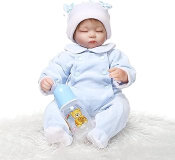 Amazon.co.jp: 本物のリボーンドール, 目を閉じた 生まれ変わった