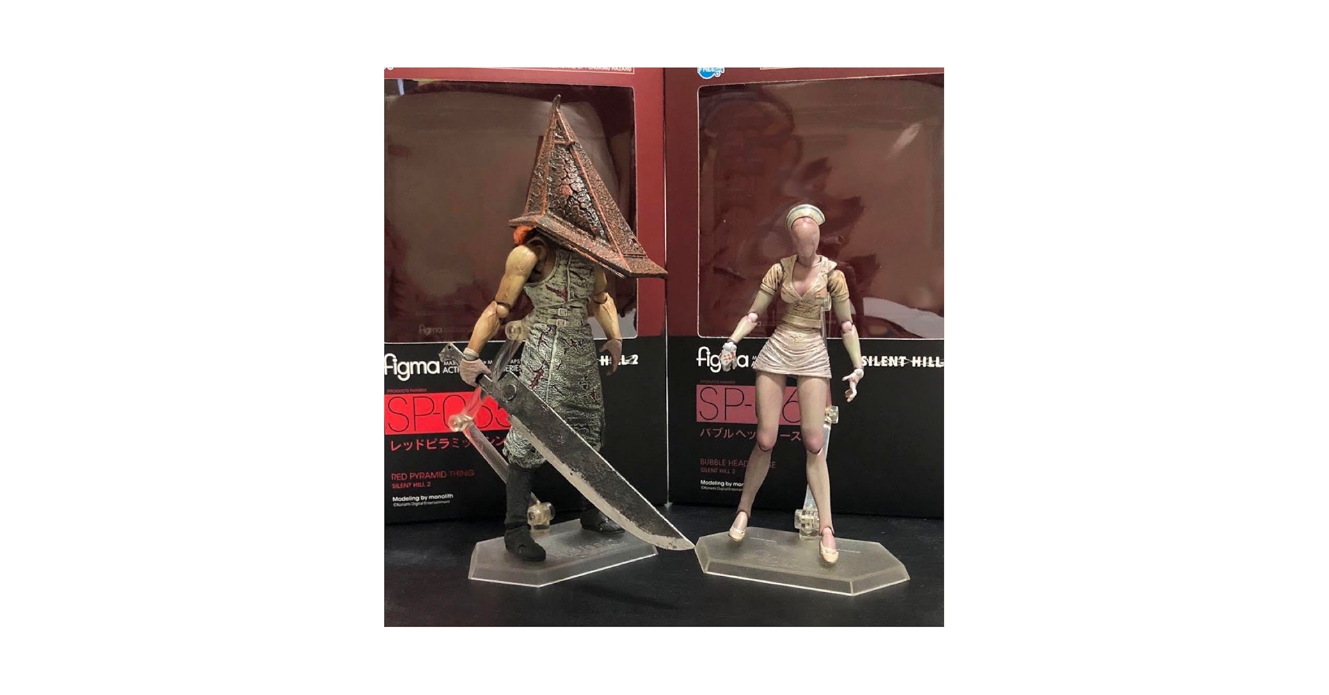 figma レッドピラミッドシング&バブルヘッドナース　サイレントヒル2 Amazon.co.jp: 美 サイレントヒル2 レッドピラミッドシング