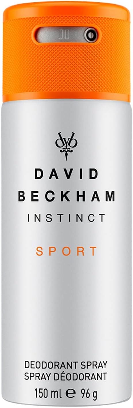 David Beckham Deodorant Spray for Men, Instinct Sport, 5 Ounce