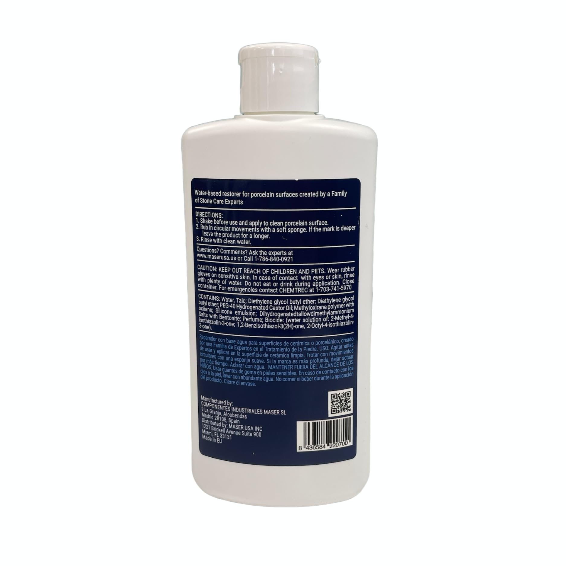 BELCARE Porcelain Daily Restorer for Kitchen Sinks, Countertops, Bathroom Vanities and Other Porcelain Surfaces