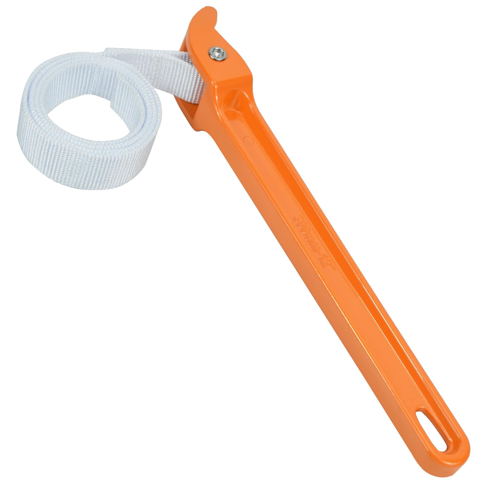 Thsakzo 12" Adjustable WrenchNylon Strap Wrench, For Removing Or Oil Filter Strap Opener Wrench, Pipes, PVC Joints, Shower Heads And Cans