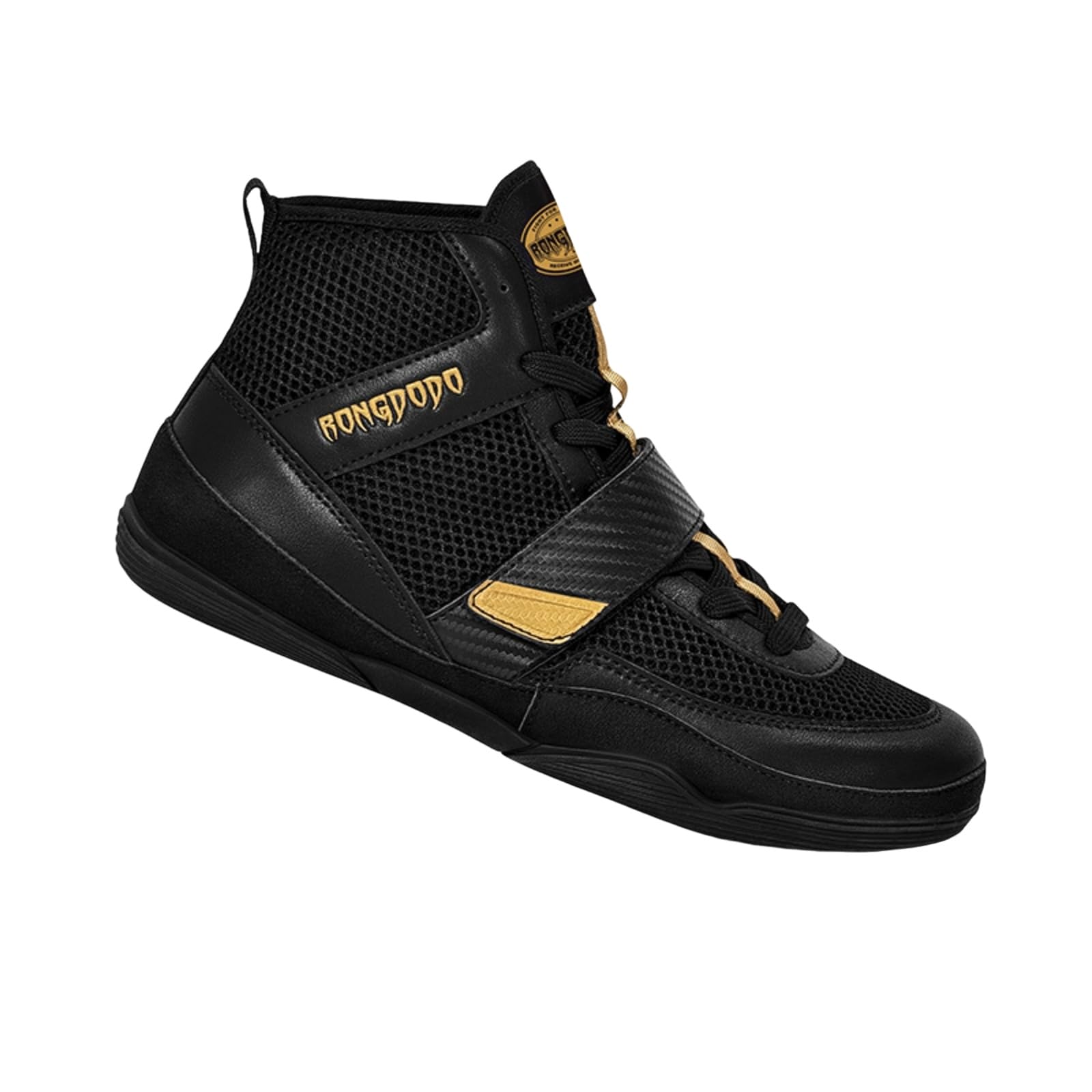 Hixingo Chaussures de Lutte pour Homme Femme 36-46, Chaussures de Boxe avec Antidérapantes Semelles en Caoutchouc Légère et Respirantes pour Boxe, Kickboxing, Lutte