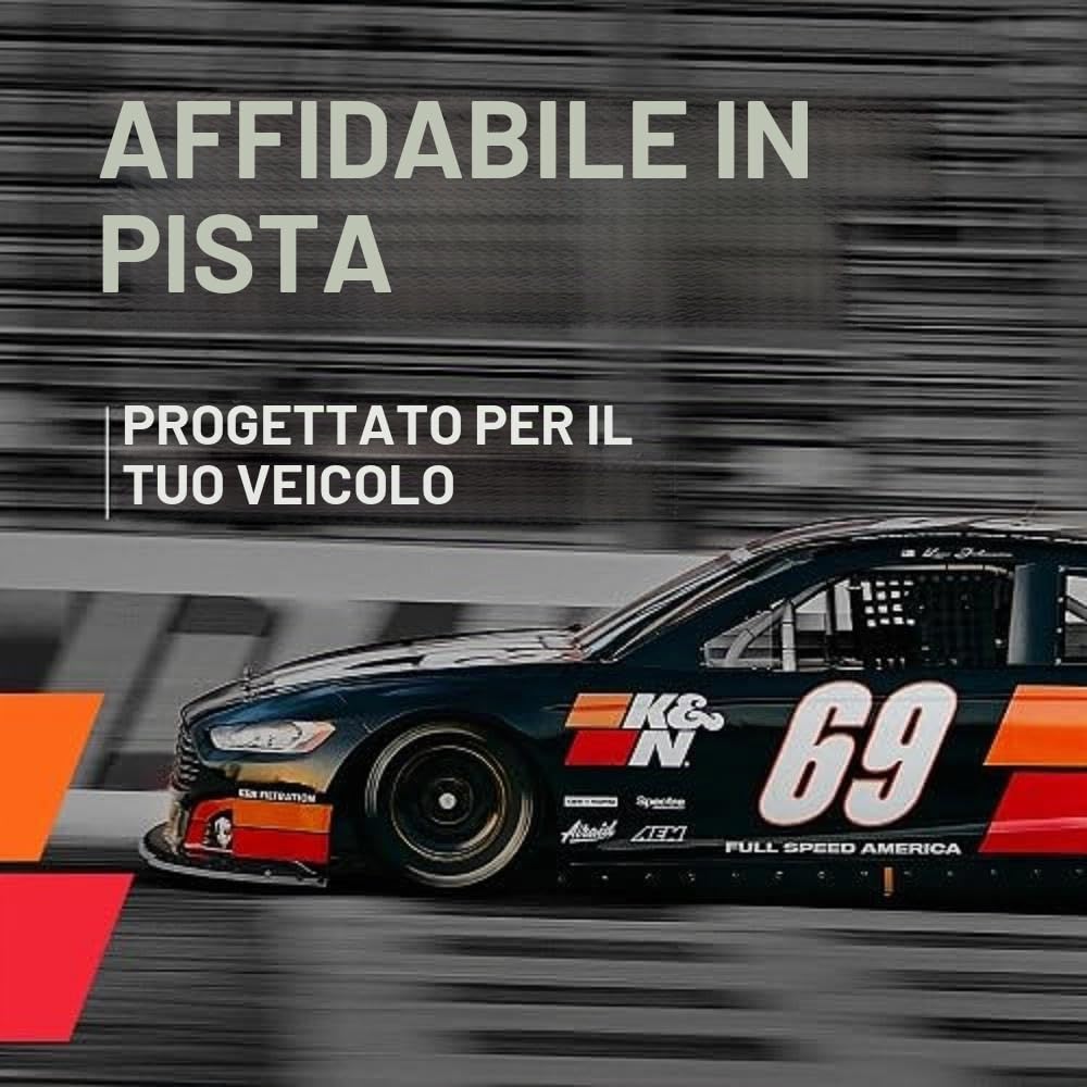 K&N 33-2786 Filtri Aria Sostitutivi Auto, Lavabile e Riutilizzabile