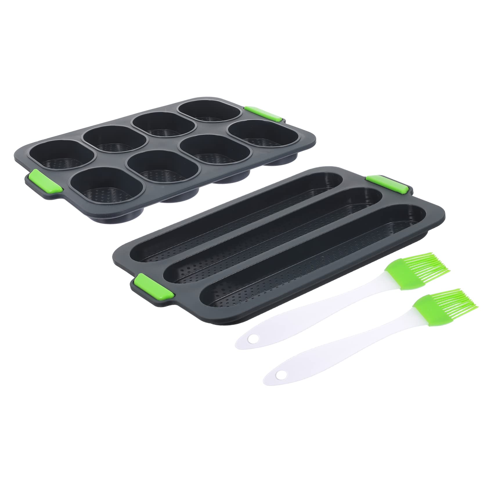LIFKOME 1 Juego Molde de torta molde para hornear pan horneado de pan perforado pan de molde bandeja para tostar pan molde de pan de silicona cepillar bandeja de pan gel de sílice