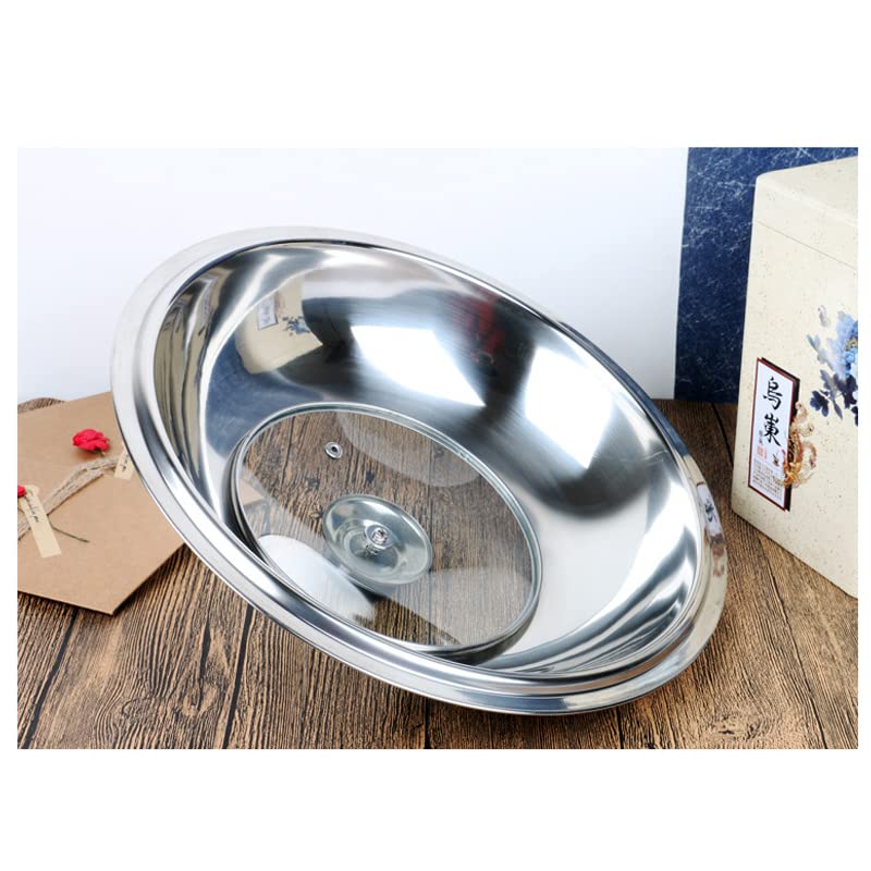 Tapa Sarten, Tapaderas Para Sartenes 24 cm / 26 28 30cm 32 34cm 36 38cm 40cm Pote de acero inoxidable la olla aumento tapa del vapor(26cm)