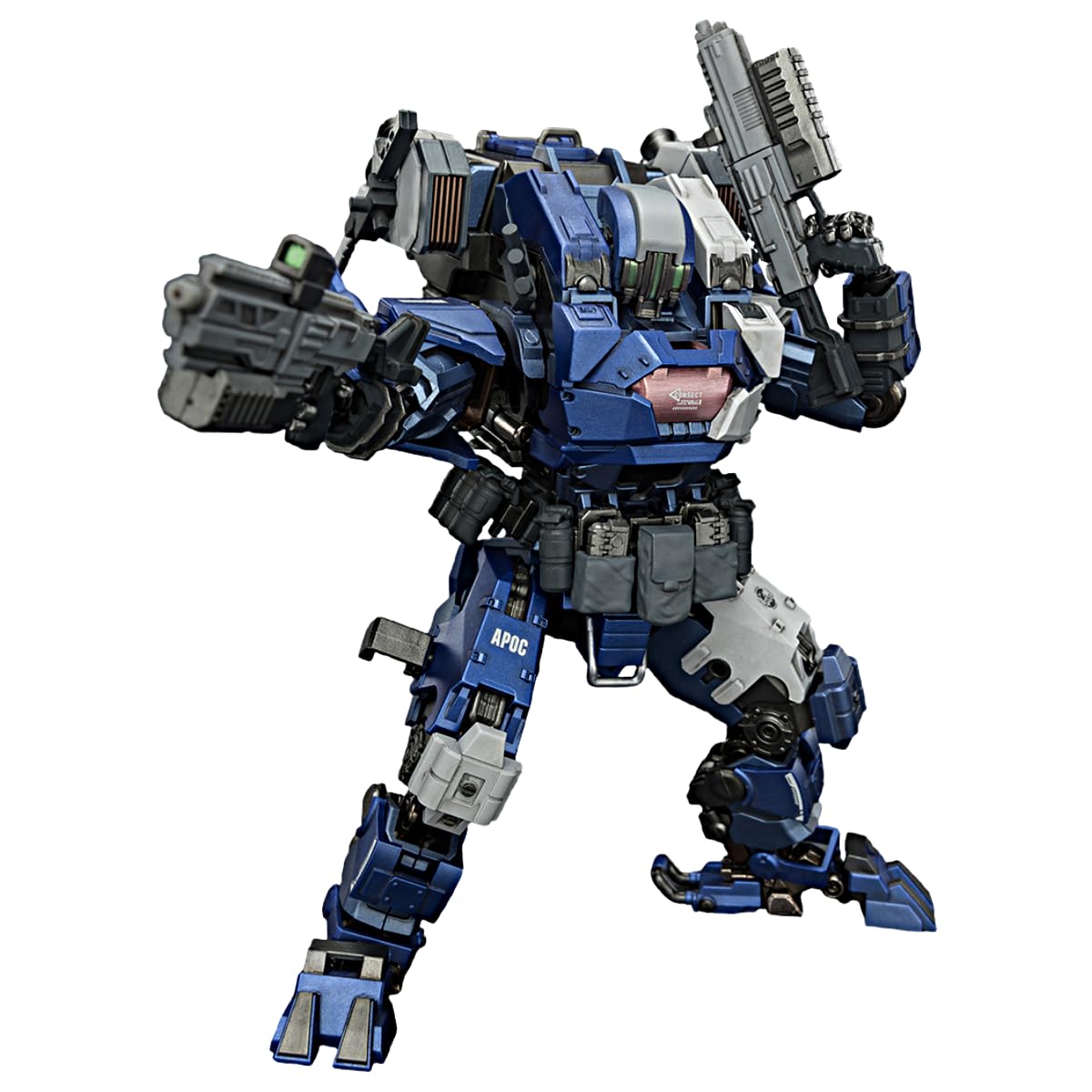 TOYVERSE JOYTOY APOC Series Crusher Rapid Assault Mech | 1/25 multi broń akcesoria pełny zakres walki design wysoko przegubowy science fiction kolekcjonerska figurka mecha 15+