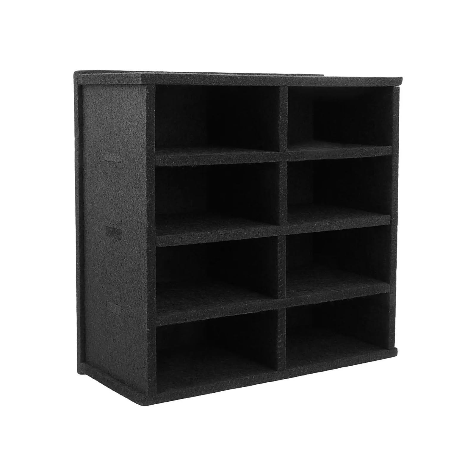 Belt Organizer Felt Cloth Belt Display Organizer Cabinet Eight Compartment Rack for Medals and Boxing Gear