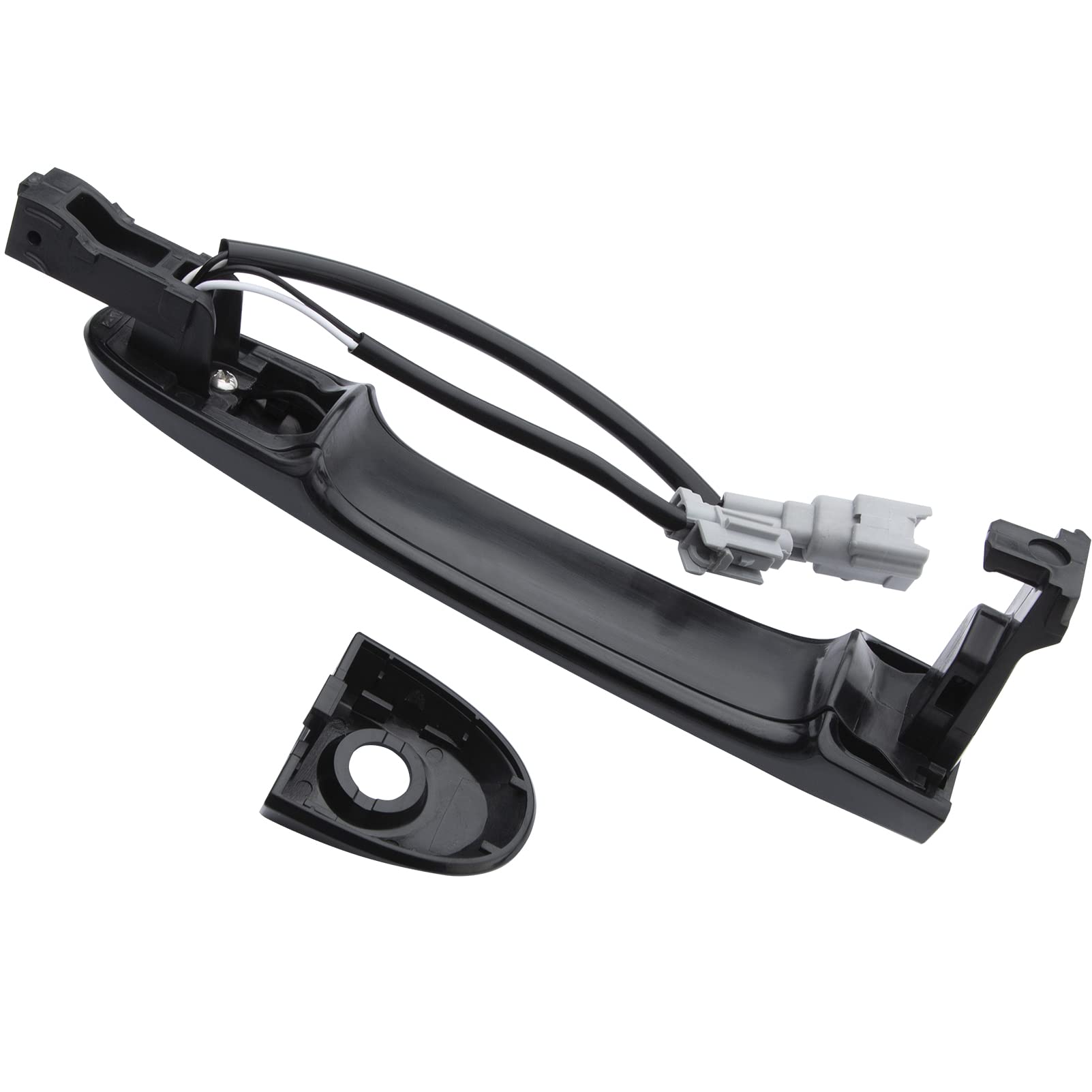 para Nissan Juke Manija Externa del Lado del Conductor Delantero Derecho Compatible con Juke F15 2010-2022 80644-1FA5A 80644-3WC2A 80640-3WC2A Negro