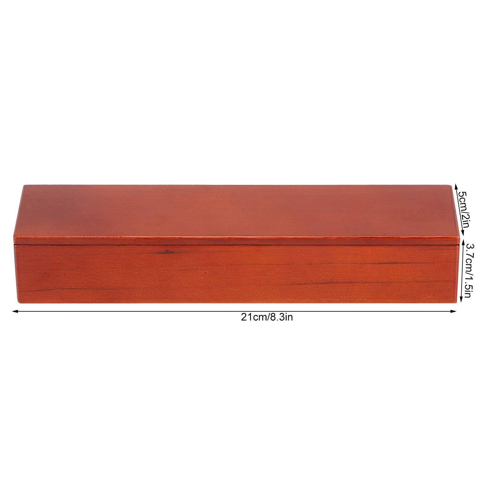 TOPINCN Bacchette Con Scatola Portatile | Set Da Viaggio In Legno Naturale | Contiene 1 Paio Di Bacchette E Custodia