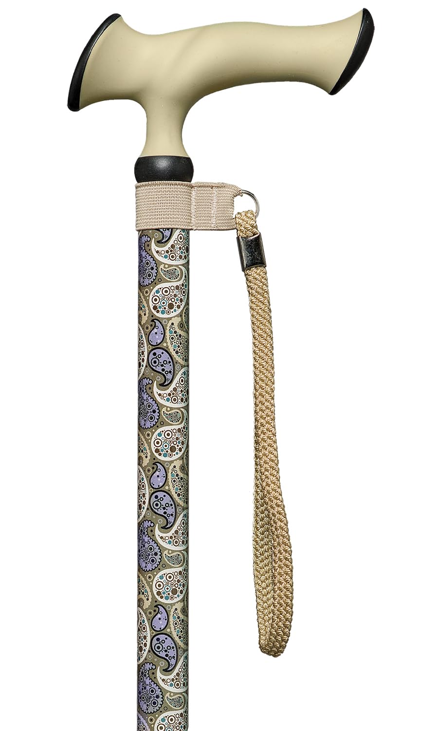 Gastrock Gehstock Super Soft Escort Ergonomischer langlebiger ergonomischer Komfortgriff aus Kunststoff mit weichem Gummimaterial und am Stock befestigten Polsterpolstern