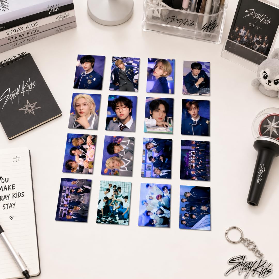 K-POP タレントカード セット The k-Fandom Store SKZ MS Photocards Pack of 16 (8 x 11 cm) | Premium