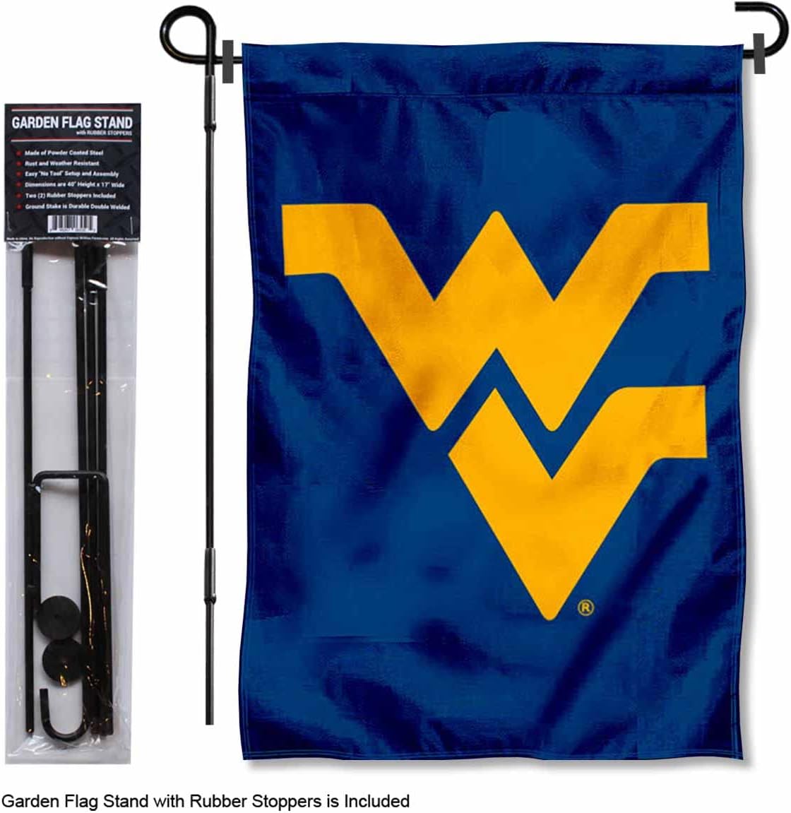 West Virginia Garden Flag with Pole Stand Holder