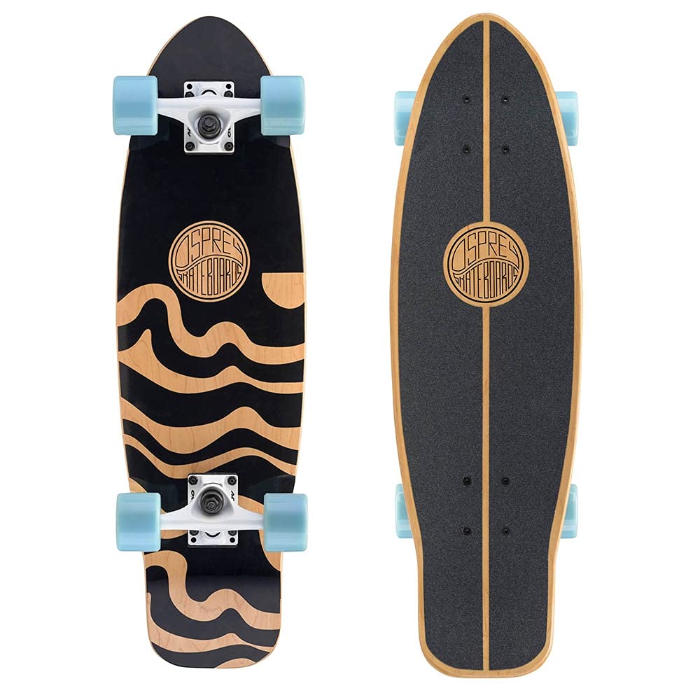 Osprey Cruiser Skateboard, Cruiser Board for Beginners, Entry Level Skateboard for Adults and Kids, Multiple Styles and Sizes
