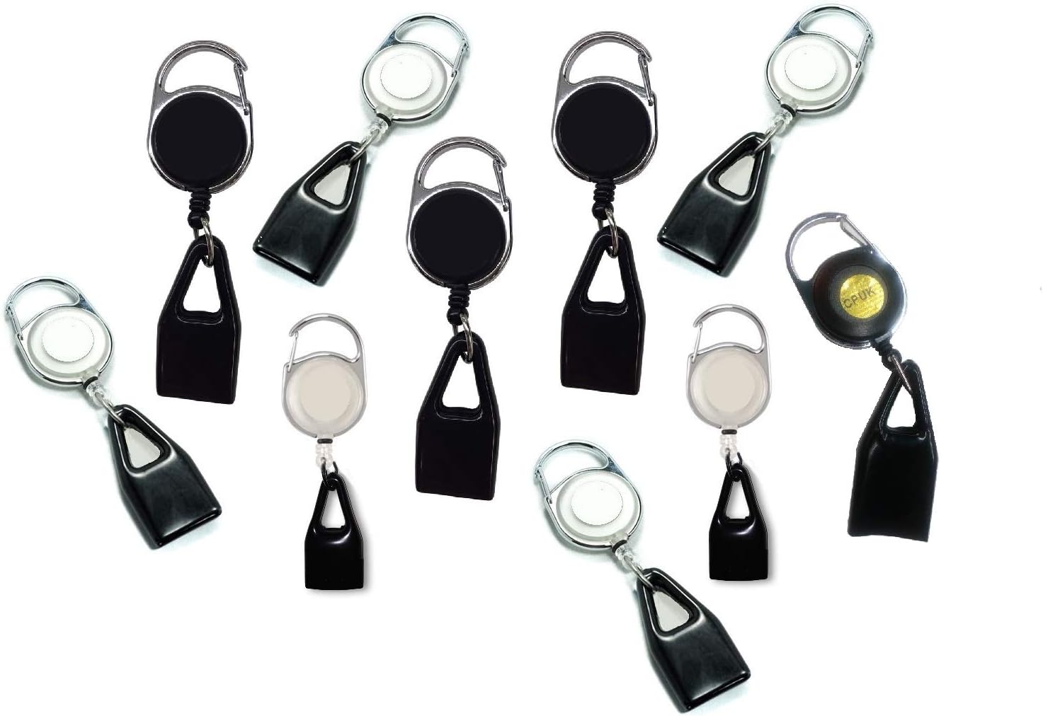 Retractable Lighter / USB Stick Leash Holder Strong 60 cm Pull Out Cord Clip to Hold Clipper LIGHTERS BIC Style LIGHTERS ETC. Belt Clip (10)