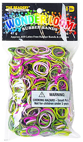 The Beadery WONDERLOOM Bands Camouflage, Pink Camo Multi