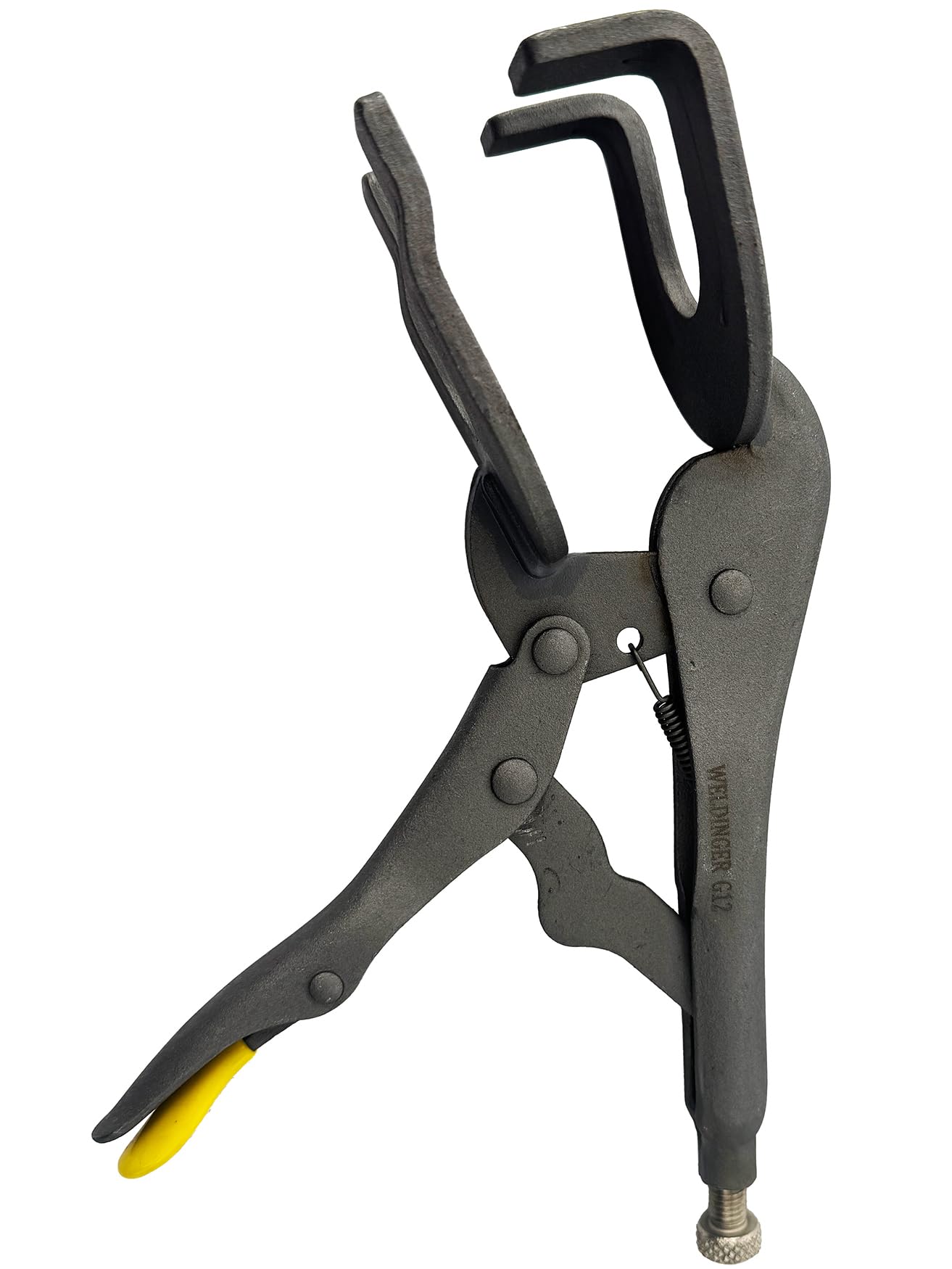 WELDINGER GS2 4-teilig Schweißer Gripzangenset eco Standard, Breitmaul, C-Grip und 2-Punkt