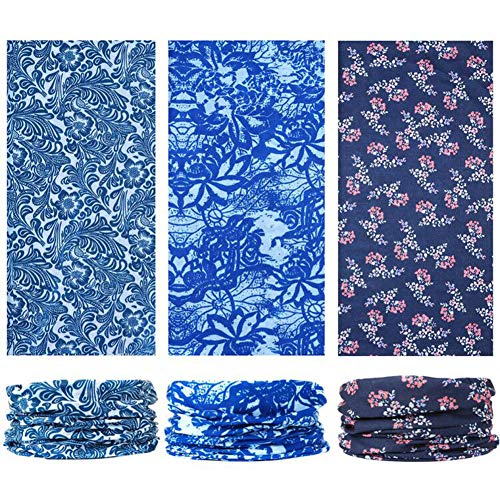 Image of 6-Pack Balaclava Face Mask for Men & Women - UV Protection Neck Gaiter, Multi-Use Cycling Mask & Breathable Headband