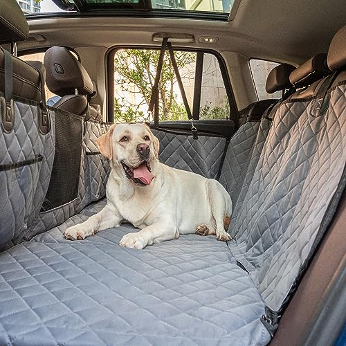 TKYZ Back Seat Extender For Dogs,Large Dog Car Seat Cover For Back Seat, Dog Hammock For Car Back Seat Dog Bed, Non Inflatable Car Bed Mattress For