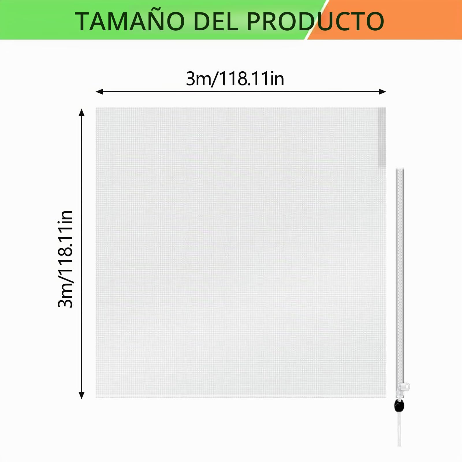 Red Protectora 3x3m para Árboles Frutales - Doble Protección Anti-Aves y Anti-Insectos, Malla Antiplagas con Cierre Ajustable para Higueras/Cerezos