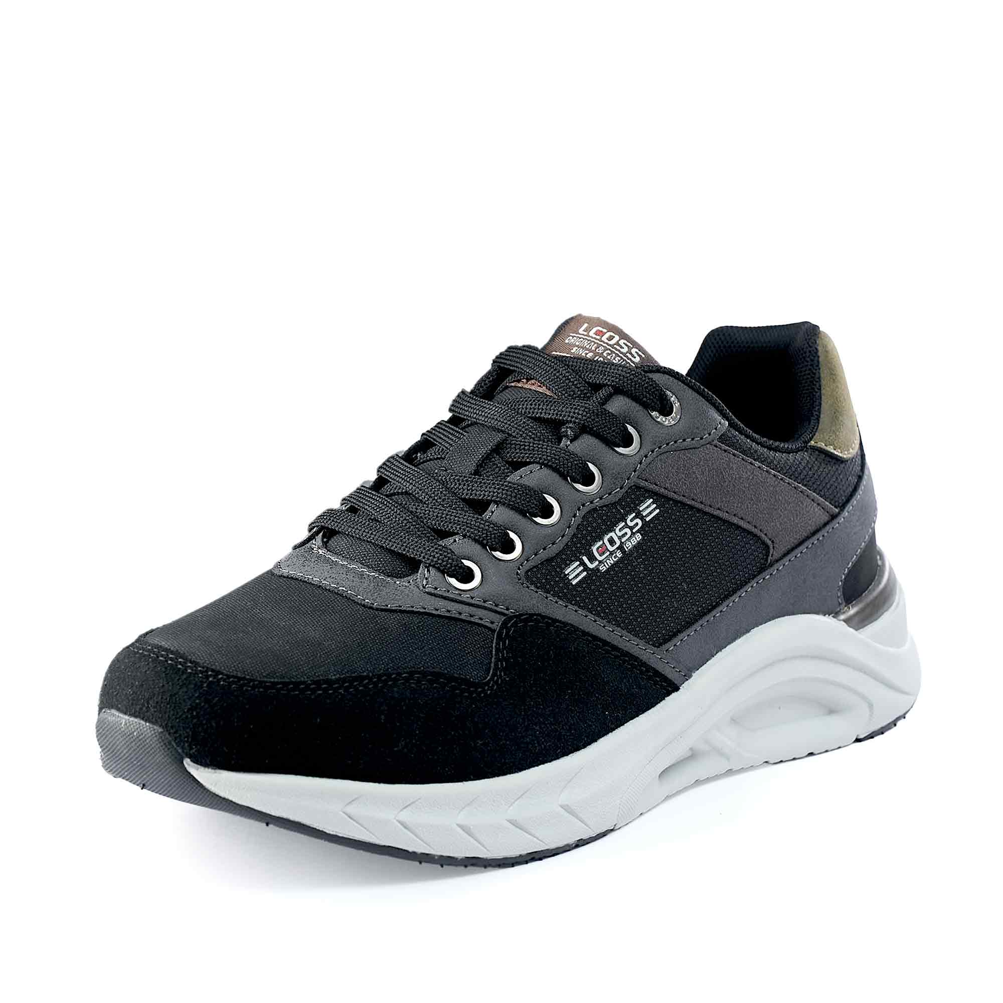 Scarpe Da Ginnastica LEOSS Uomo - Sneaker In Pelle, Ammortizzate, Antiscivolo, Per Camminata E Sport