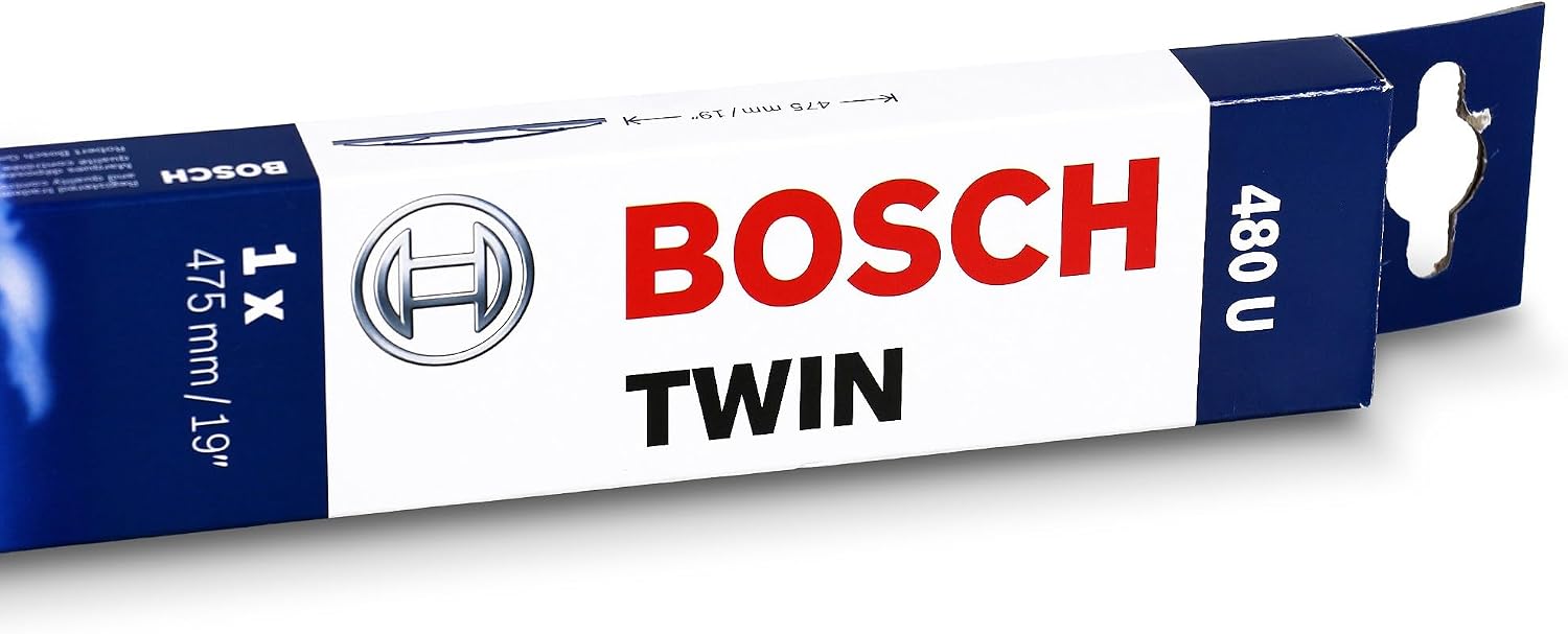 Bosch Wiper Blade Twin 480U, Length: 475mm – Single Front Wiper Blades
