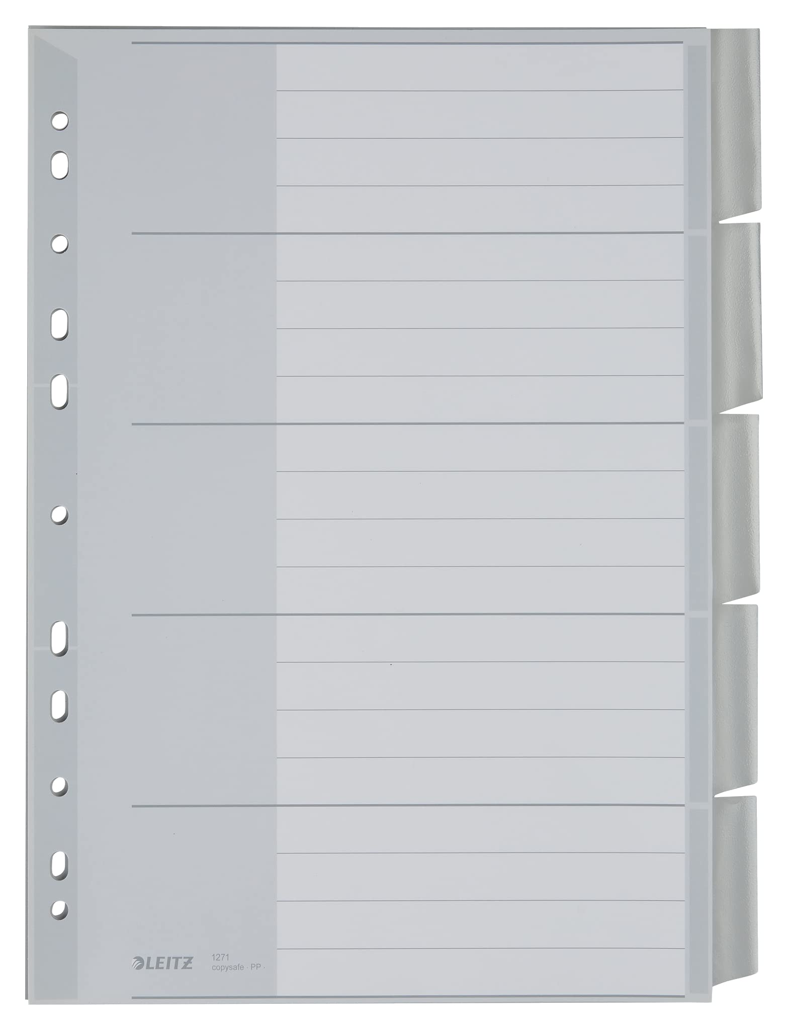 Amazon.co.jp: Leitz プラスチックインデックス ブランク A4