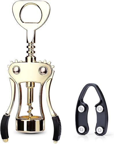 Miniatura 9 de Drincarier Abridor de vino, aleación de zinc de alta calidad, sacacorchos, abridor de botellas de vino con abridor de botellas multifuncional,