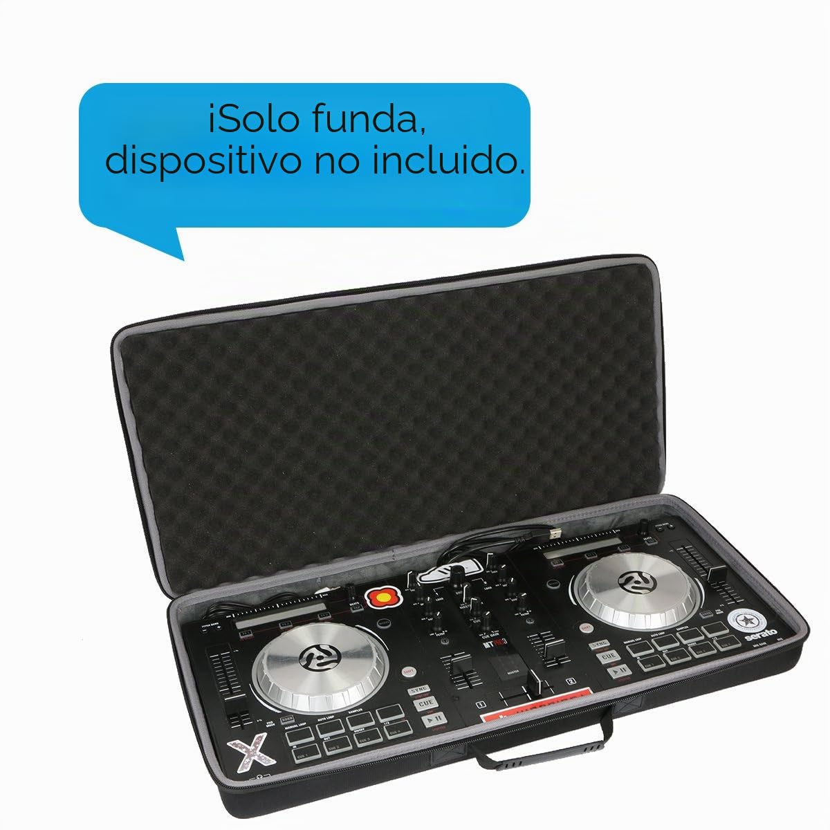 co2CREA Duro Viajar Caja Estuche Funda para Numark Mixtrack 3 / Numark Mixtrack Pro FX/Numark Mixtrack Platinum FX Controlador de DJ （Caja Solo）