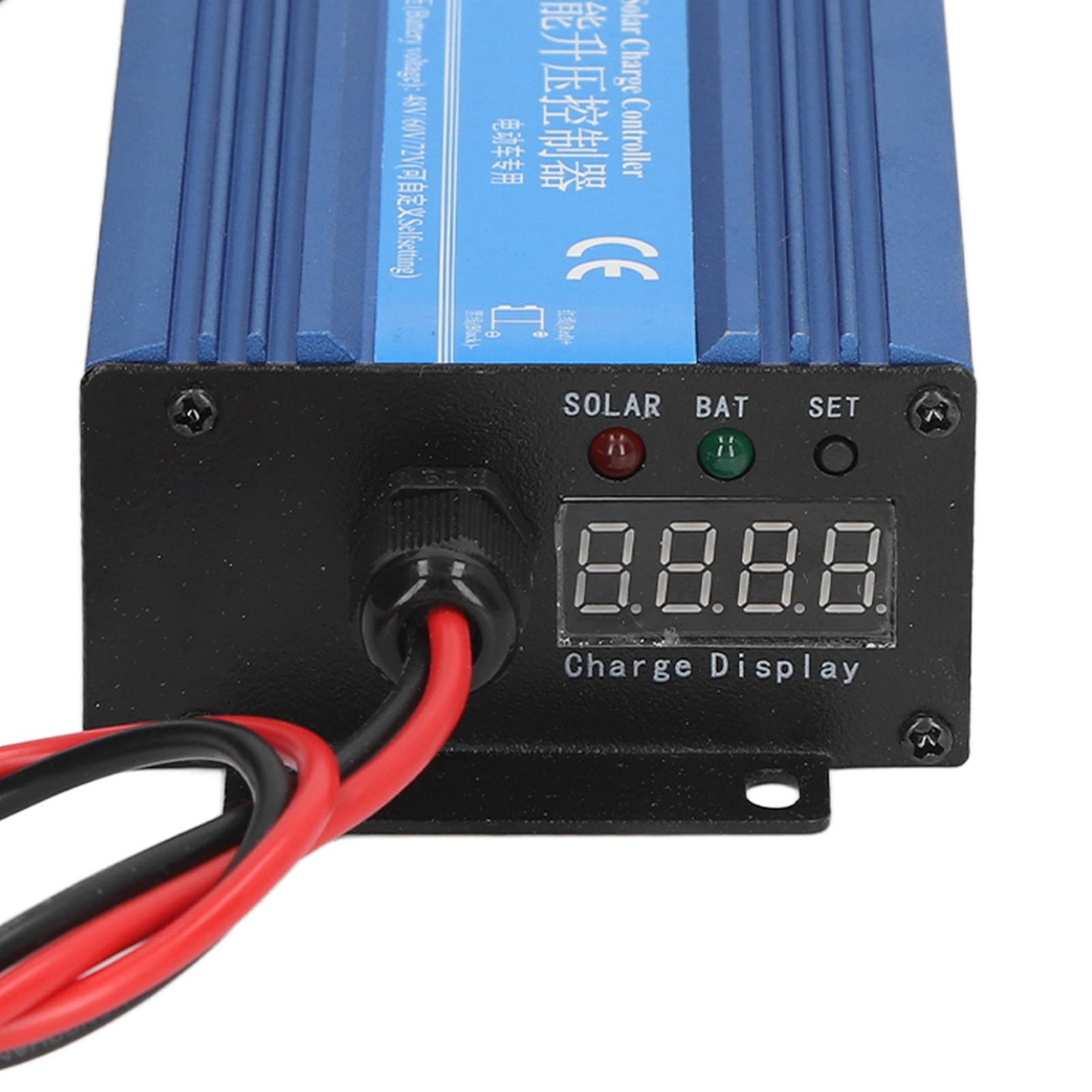 VBESTLIFE Controlador de Carga Solar Boost MPPT con Bloqueo para Niños para Carga de Batería de Panel Solar 48V 60V 72V