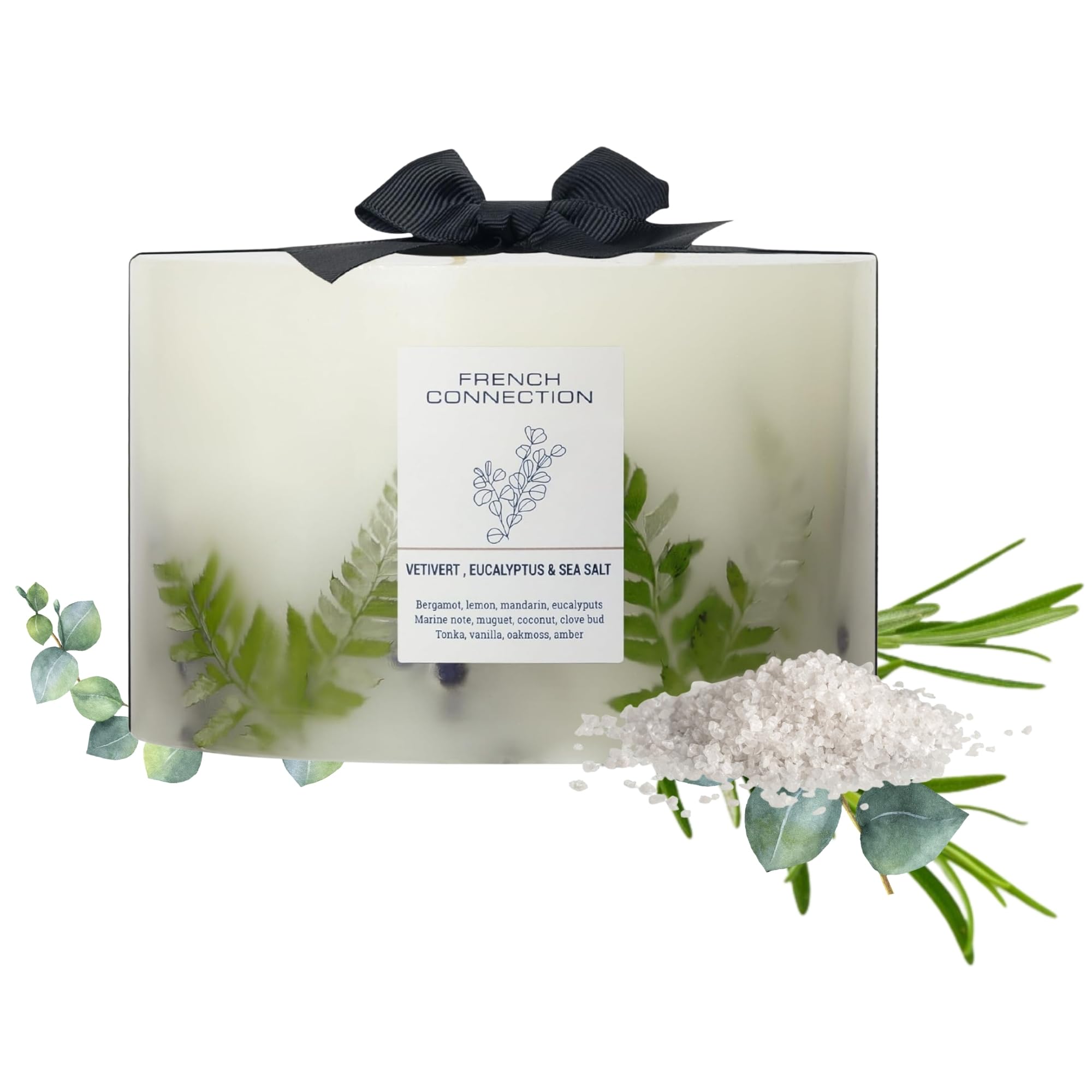 French Connection Vetivert, Eucalyptus & Sea Salt 1.5Kg Candle
