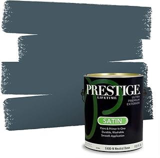 PRESTIGE Paints Exterior Paint and Primer in One, 1 Gallon, Satin, Jack of Spades