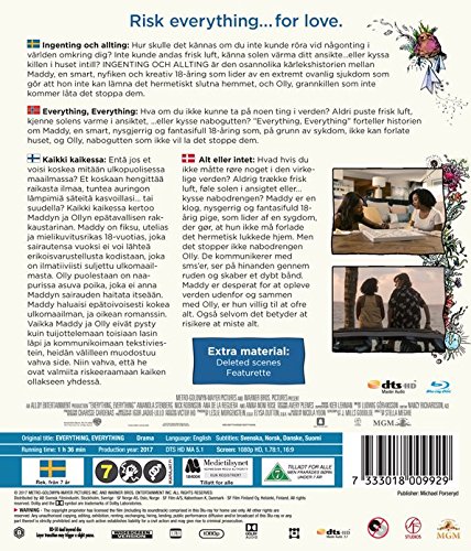 Everything, everything (2017) BLU-RAY - Amandla Stenberg, Nick Robinson, Anika Noni Rose